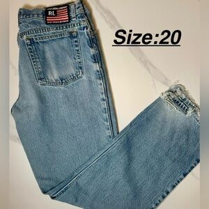 Ralph Lauren Men's Denim Blue Straight Jeans